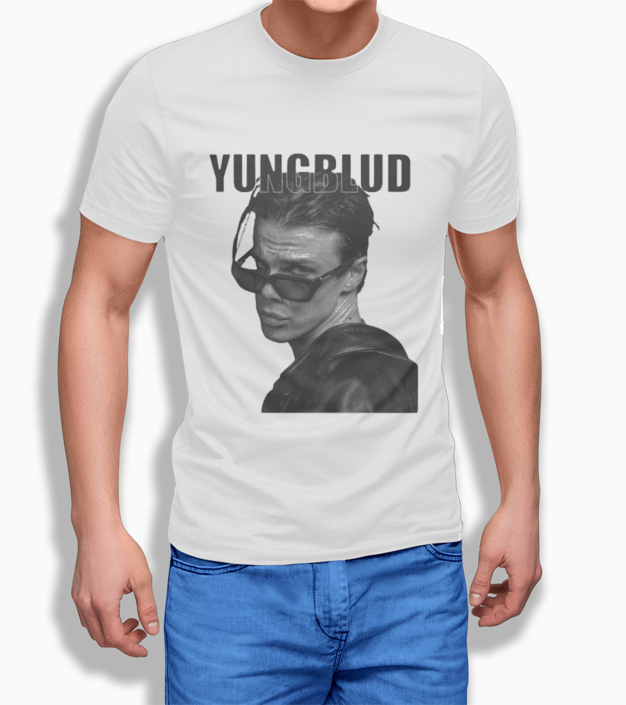 YUNGBLUD Sunglasses Cool Pose T-Shirt