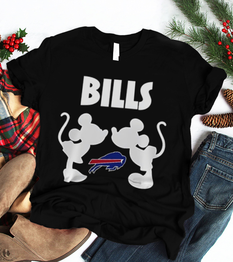 Buffalo Bills Mickey Mouse Valentine Day Together 20 T-Shirt