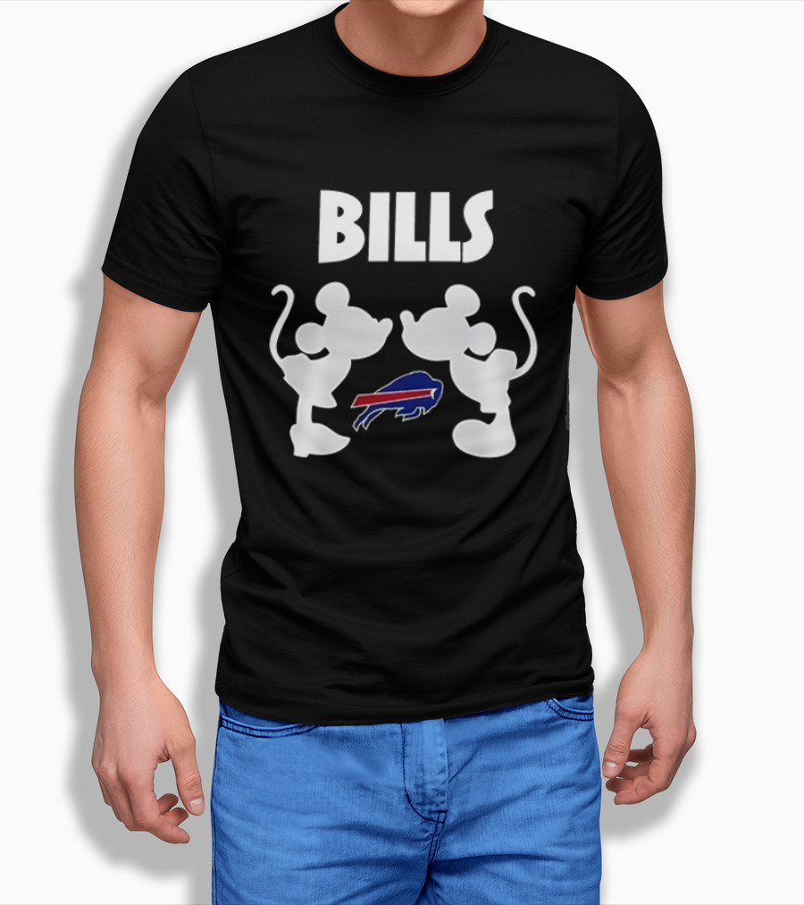 Buffalo Bills Mickey Mouse Valentine Day Together 20 T-Shirt