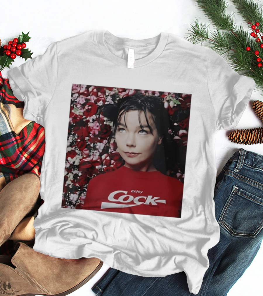 Bjork Enjoy Cock Vintage Inspired 2023 Floral T-Shirt