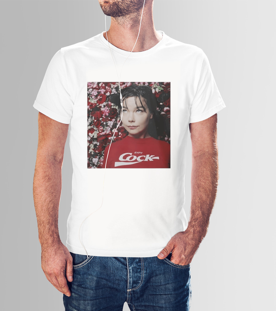 Bjork Enjoy Cock Vintage Inspired 2023 Floral T-Shirt