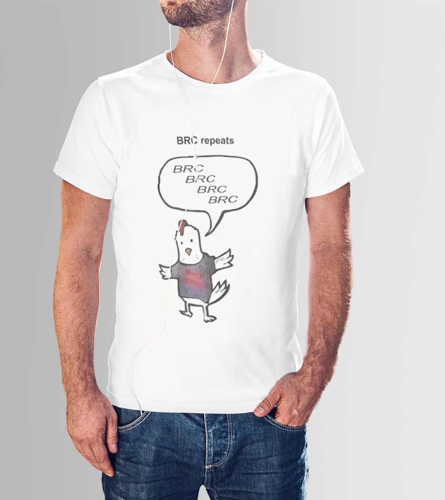 BRC Repeats BRC BRC BRC Chicken Xmas T-Shirt