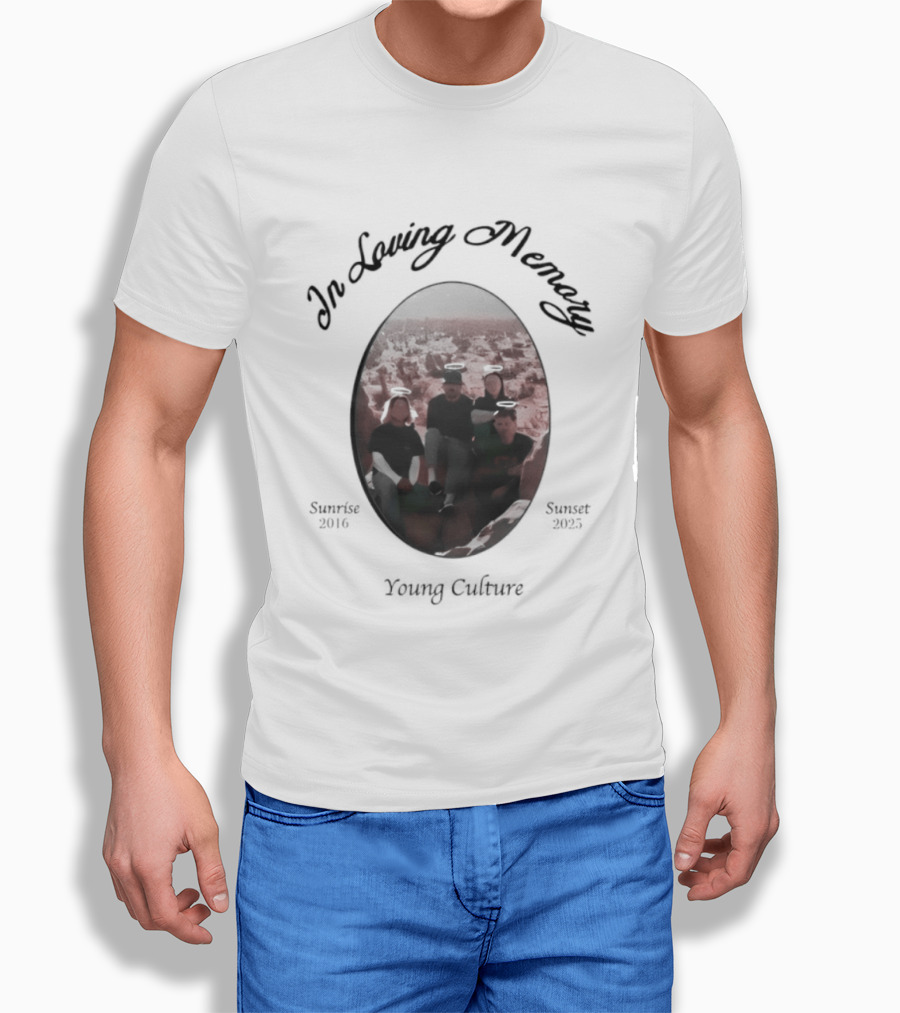 In Loving Memory Young Culture Memorial 1995 2018 T-Shirt
