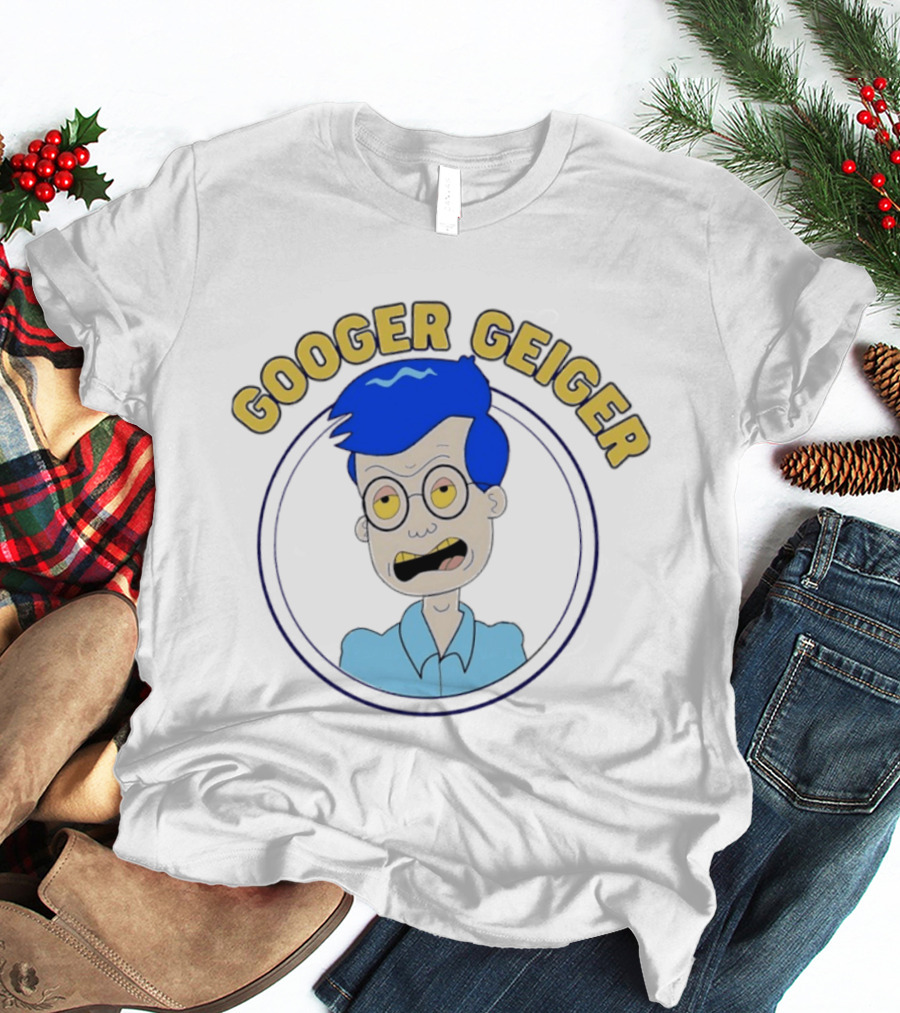 Kevin French Googer Geiger Blue Hair T-Shirt