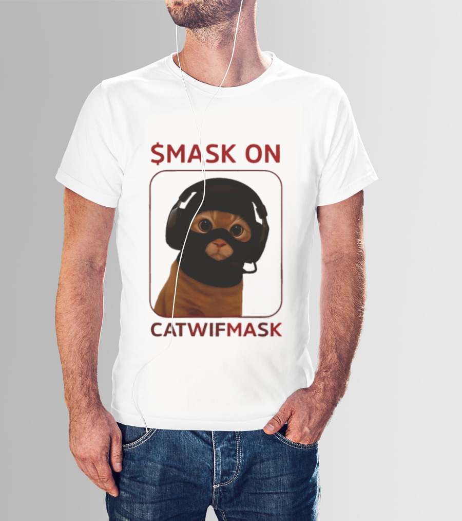 $Mask On Catwifmask T-Shirt