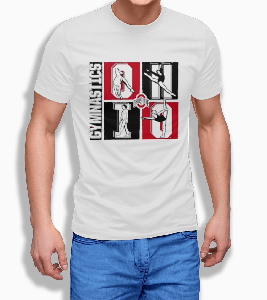 Ohio State Buckeyes Gymnastics OHIO Athlete T-Shirt