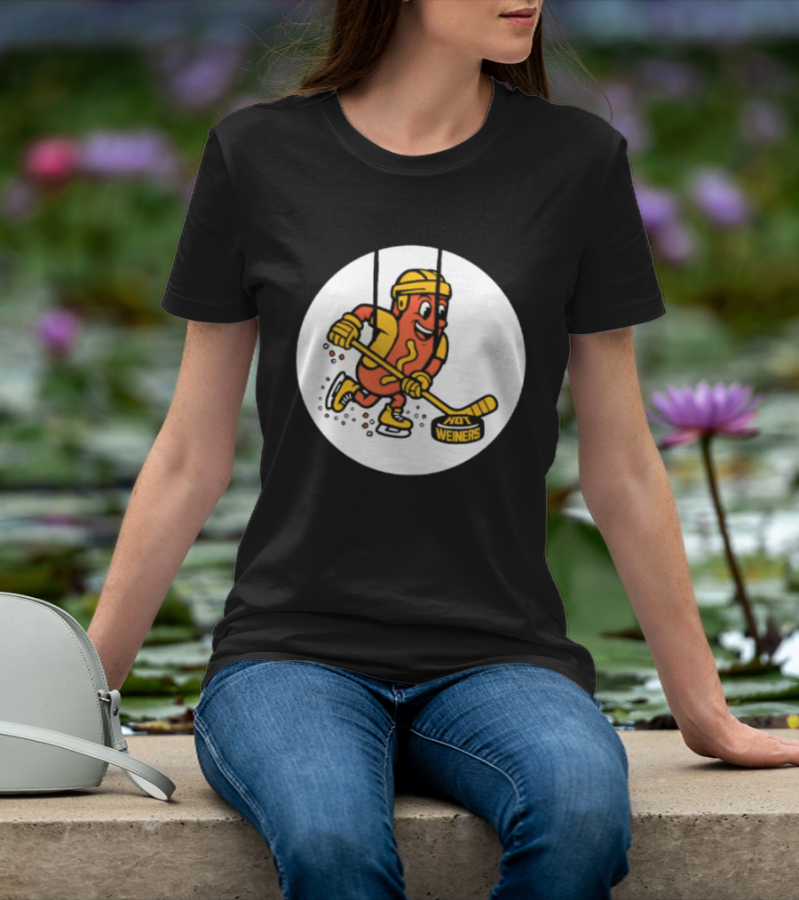 Providence Bruins Hot Dog Hockey Wieners Fun Sports T-Shirt