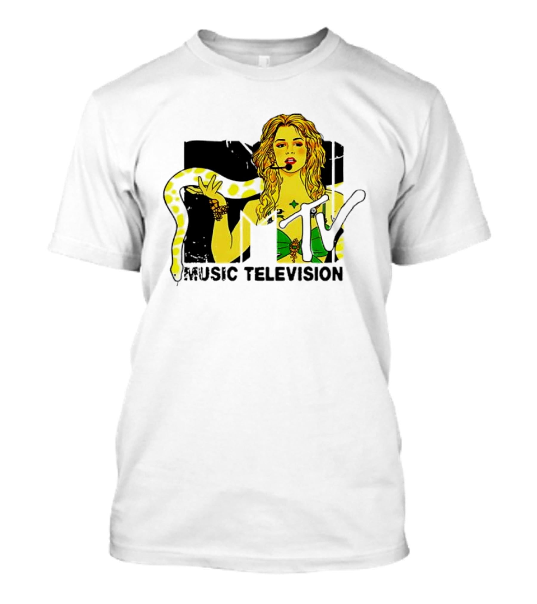 Britney Spears MTV Music Television Snake T-Shirt