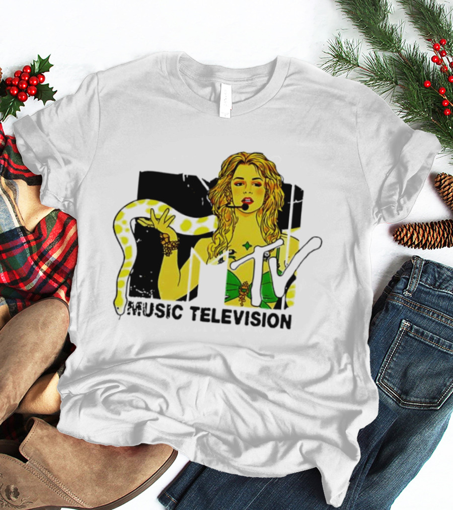 Britney Spears MTV Music Television Snake T-Shirt