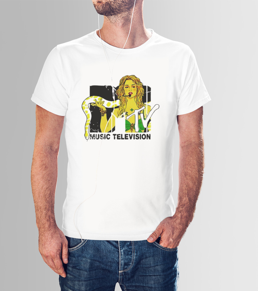 Britney Spears MTV Music Television Snake T-Shirt