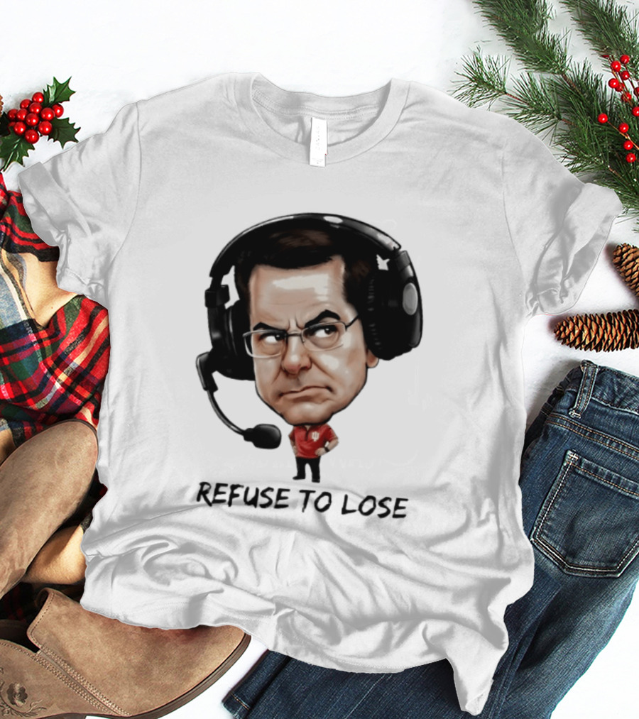 Curt Cignetti Refuse To Lose Indiana Football Coach Headset T-Shirt