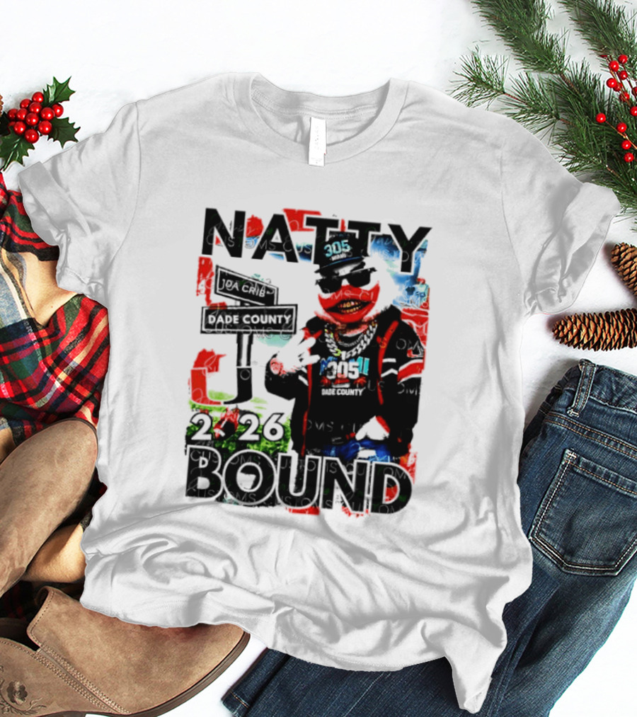 Natty Bound 2026 Miami Hurricanes Sebastian The Ibis Dade County Da Crib 305 T-Shirt