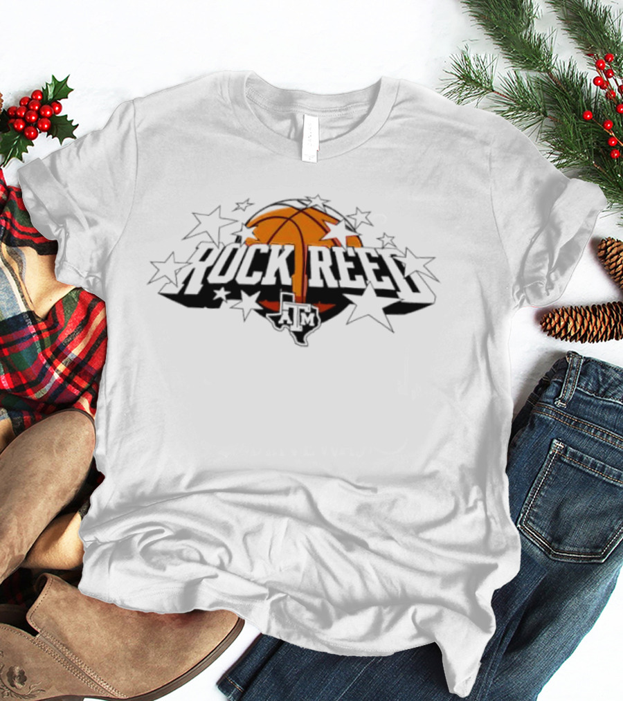 Rock Reed Texas A&M Aggies Basketball Stars T-Shirt