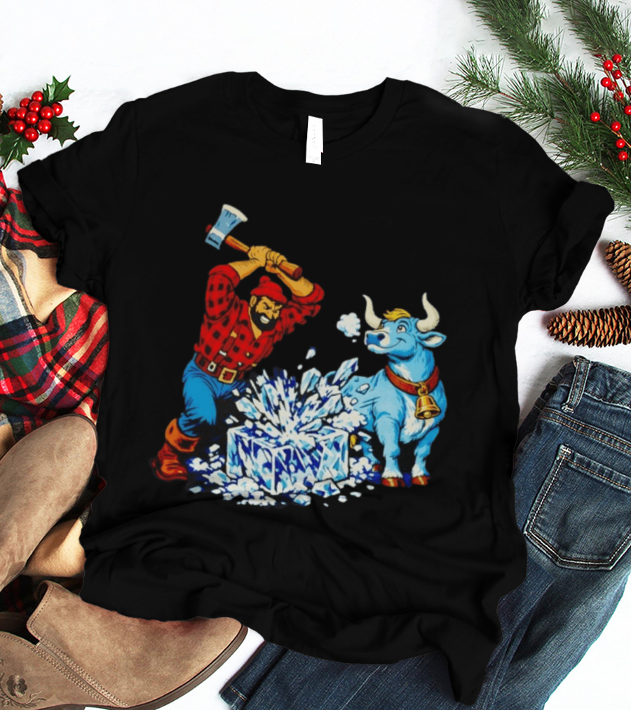 Paul Bunyan Anti Ice Minnesota Resist Fascists Political T-Shirt