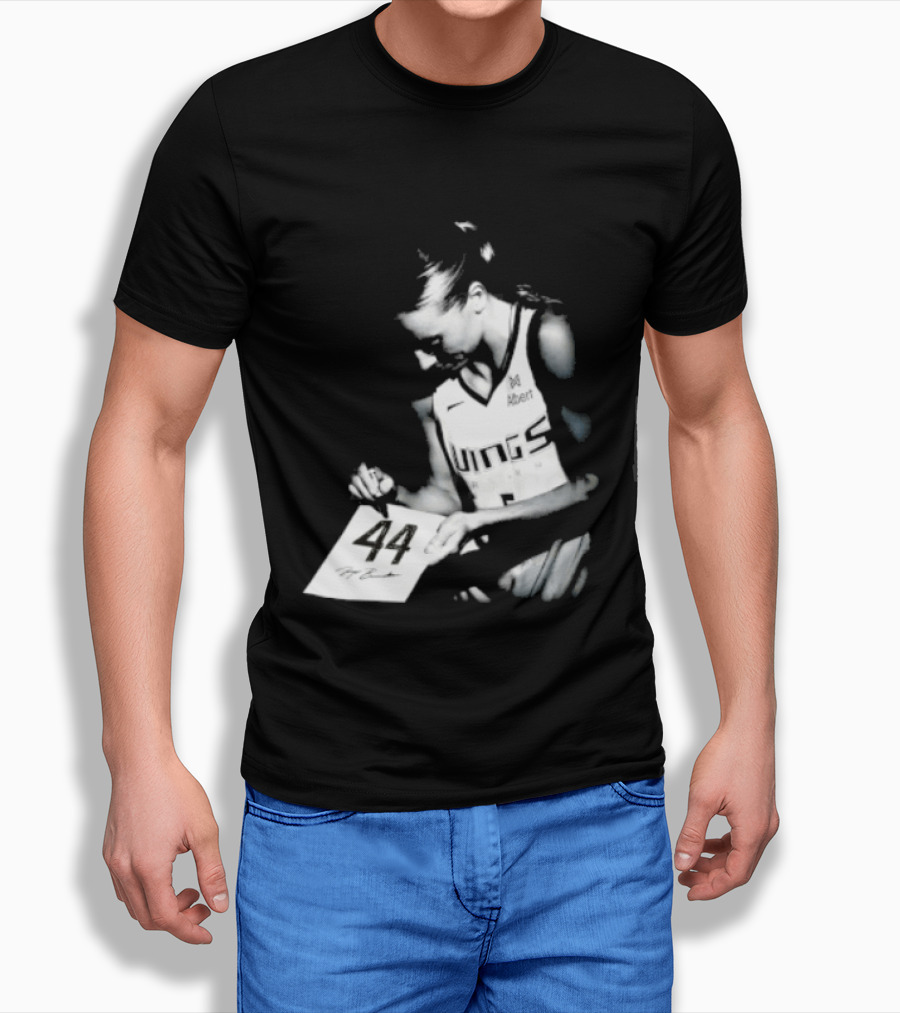 Paige Bueckers 44 Dallas Wings Basketball Women's Team Jersey T-Shirt