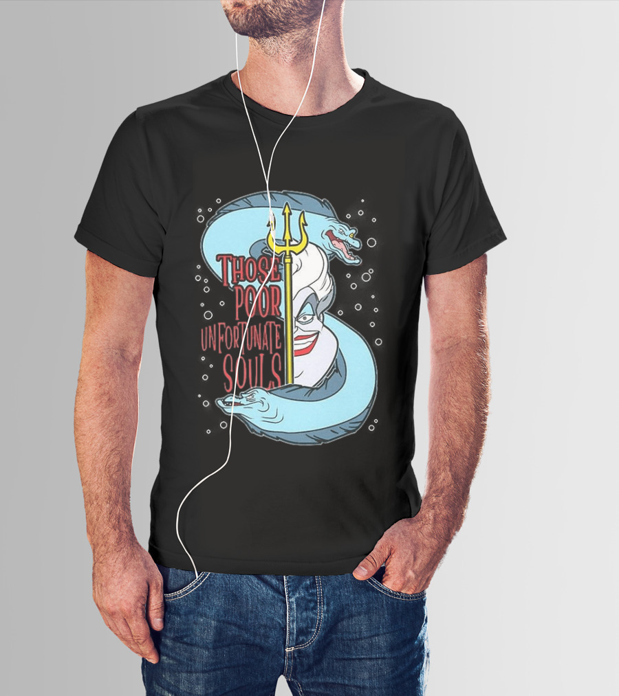 Those Poor Unfortunate Souls Sea Witch The Little Mermaid 1989 T-Shirt