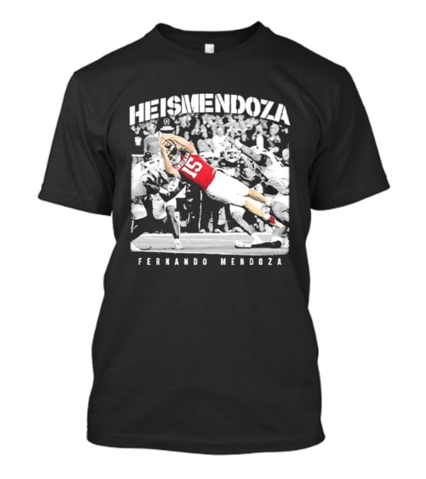 HEISMENDOZA Fernando Mendoza Football Diving Catch T-Shirt