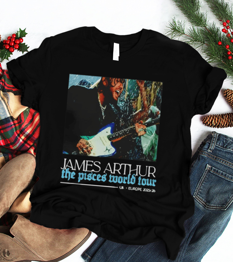 JAMES ARTHUR The Pisces World Tour UK Europe 2023/24 T-Shirt