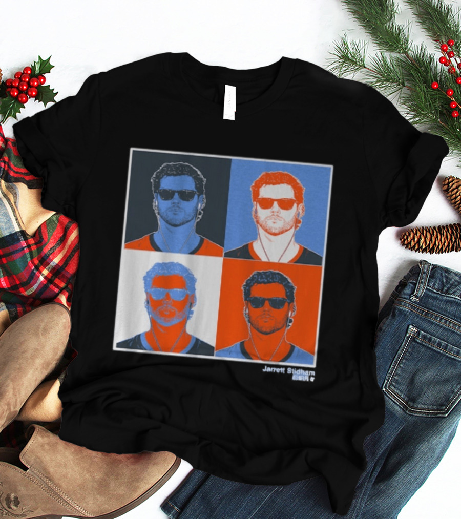 Jarrett Stidham Pop Art Style Sunglasses Quadrant T-Shirt