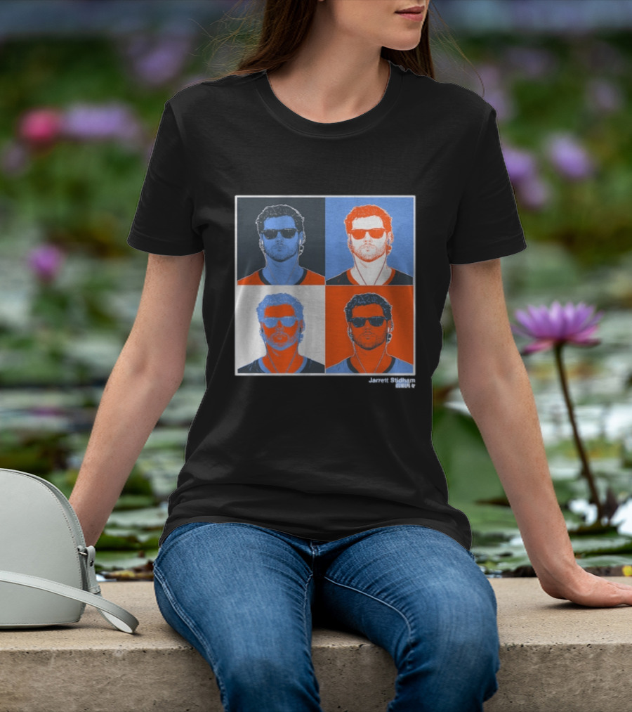 Jarrett Stidham Pop Art Style Sunglasses Quadrant T-Shirt
