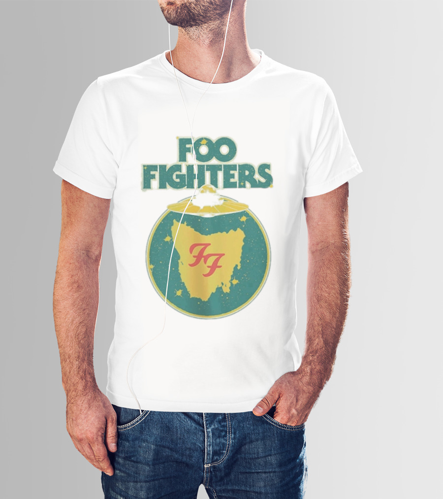 Foo Fighters Australia Tasmania 2026 Utas Stadium January 24 UFO Australia T-Shirt