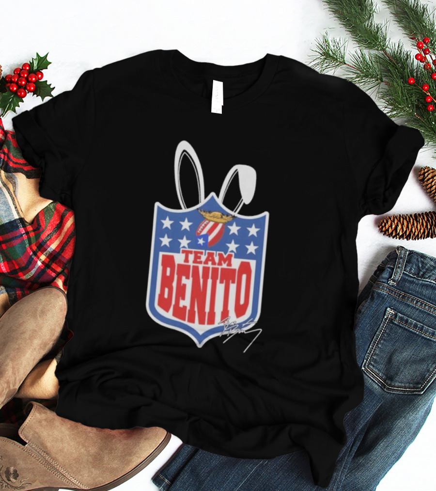 Team Benito Football Stars Shield T-Shirt