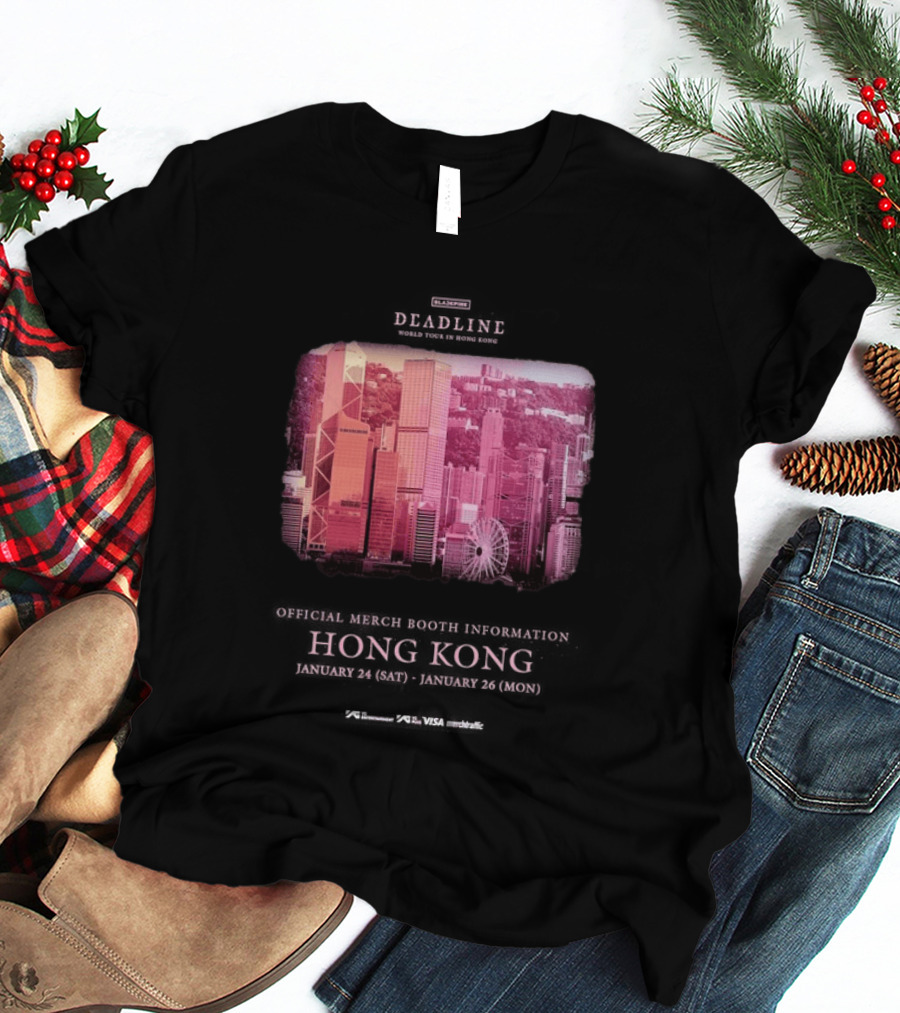 BLACKPINK World Tour Pop Up Store Hong Kong January 24 26 2026 T-Shirt