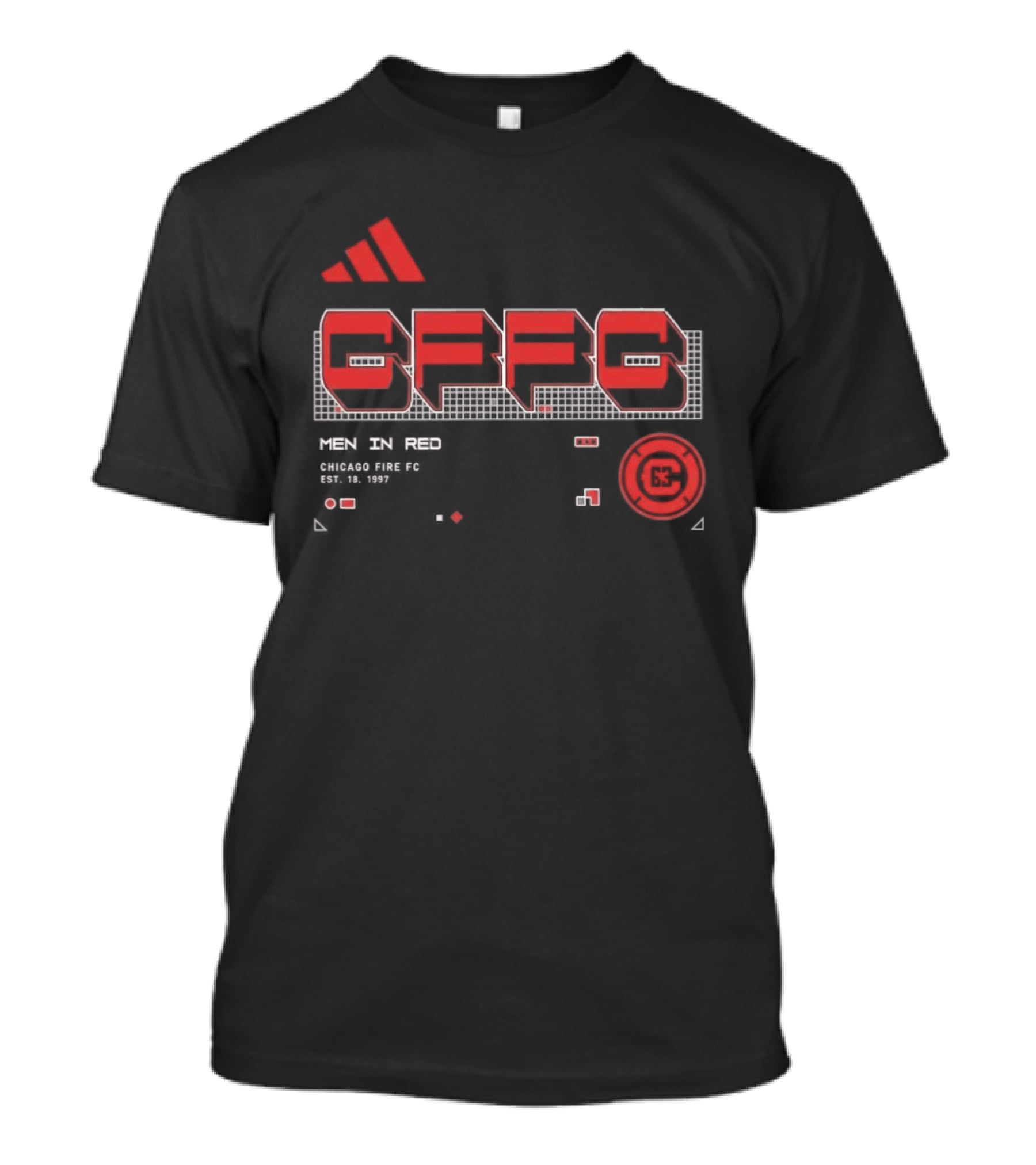 CFFC Men In Red Chicago Fire Mbekezeli Mbokazi T-Shirt