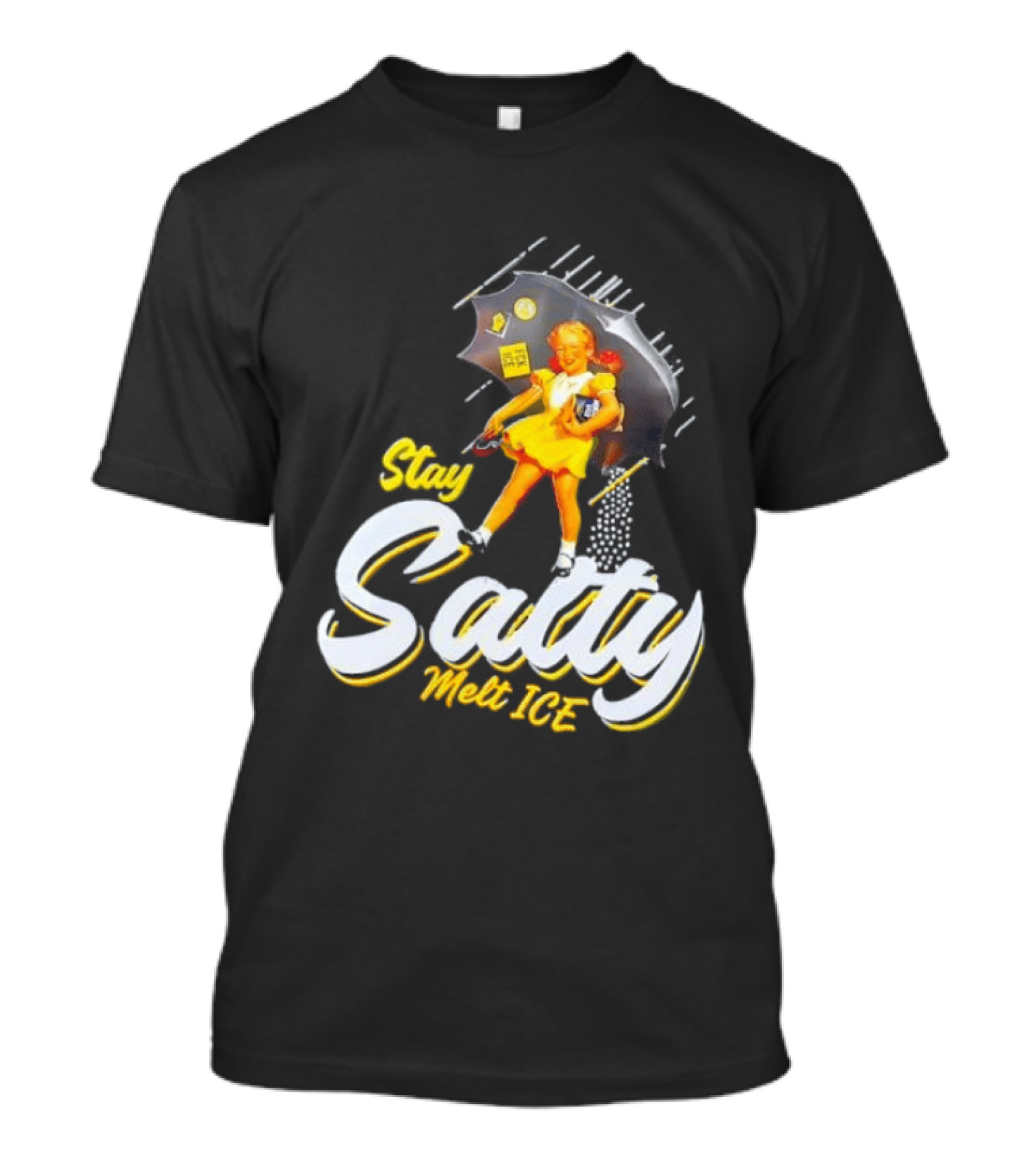 Stay Salty Melt Ice Umbrella Girl T-Shirt