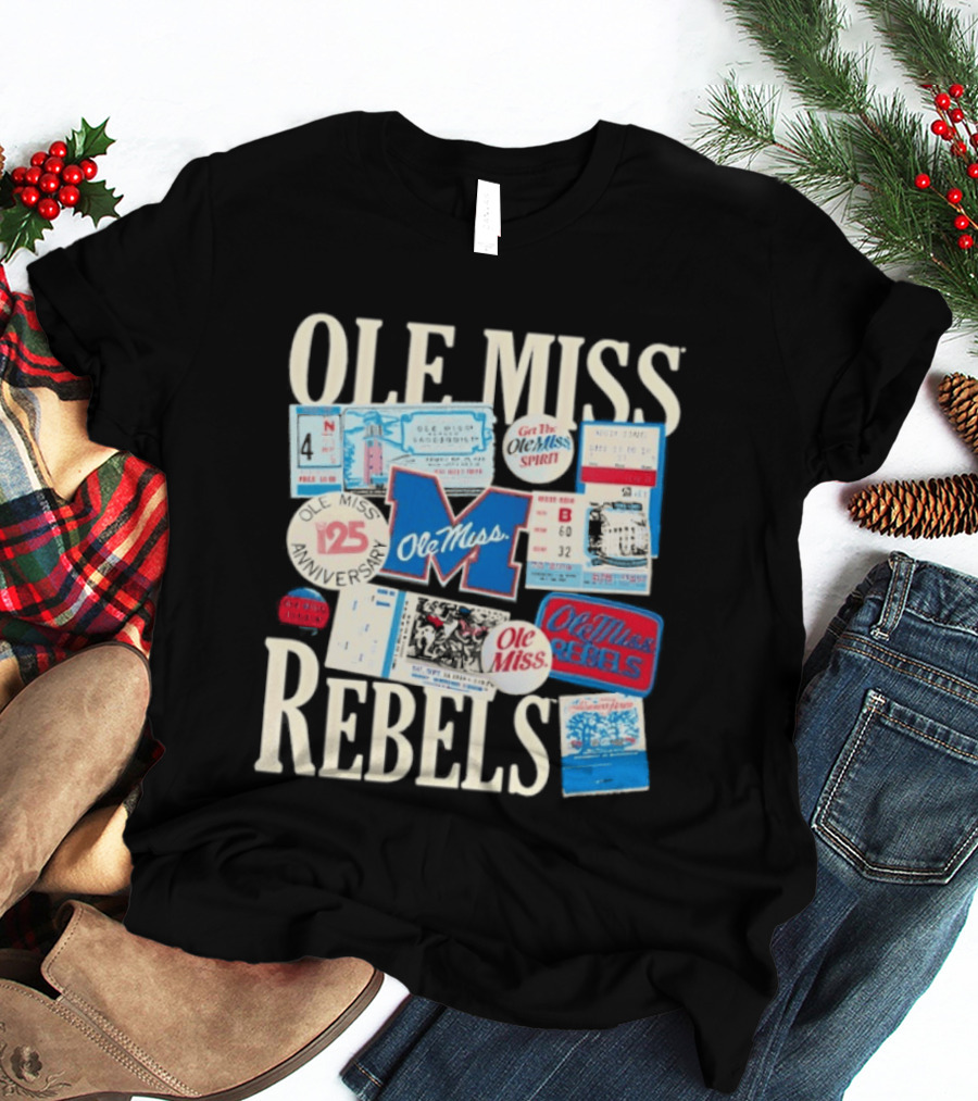 Ole Miss Rebels Spirit Memorabilia Collection T-Shirt