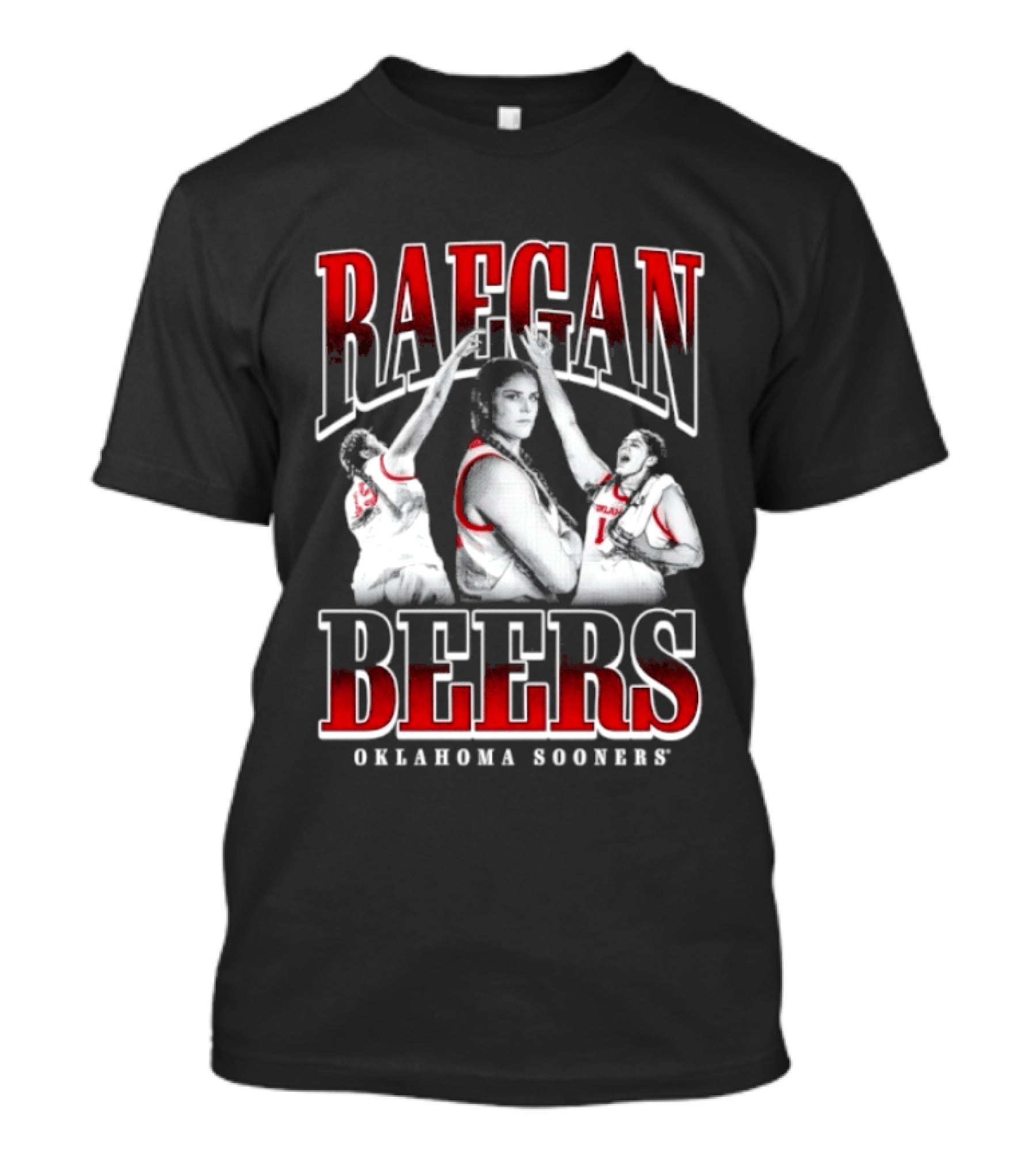 Raegan Beers Oklahoma Sooners Basketball Players Fans T-Shirt