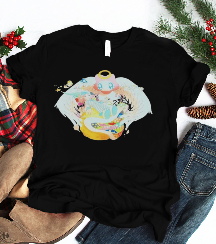 Rinihimme Guardian Angel Peaceful Cloud Dreams Fantasy T-Shirt