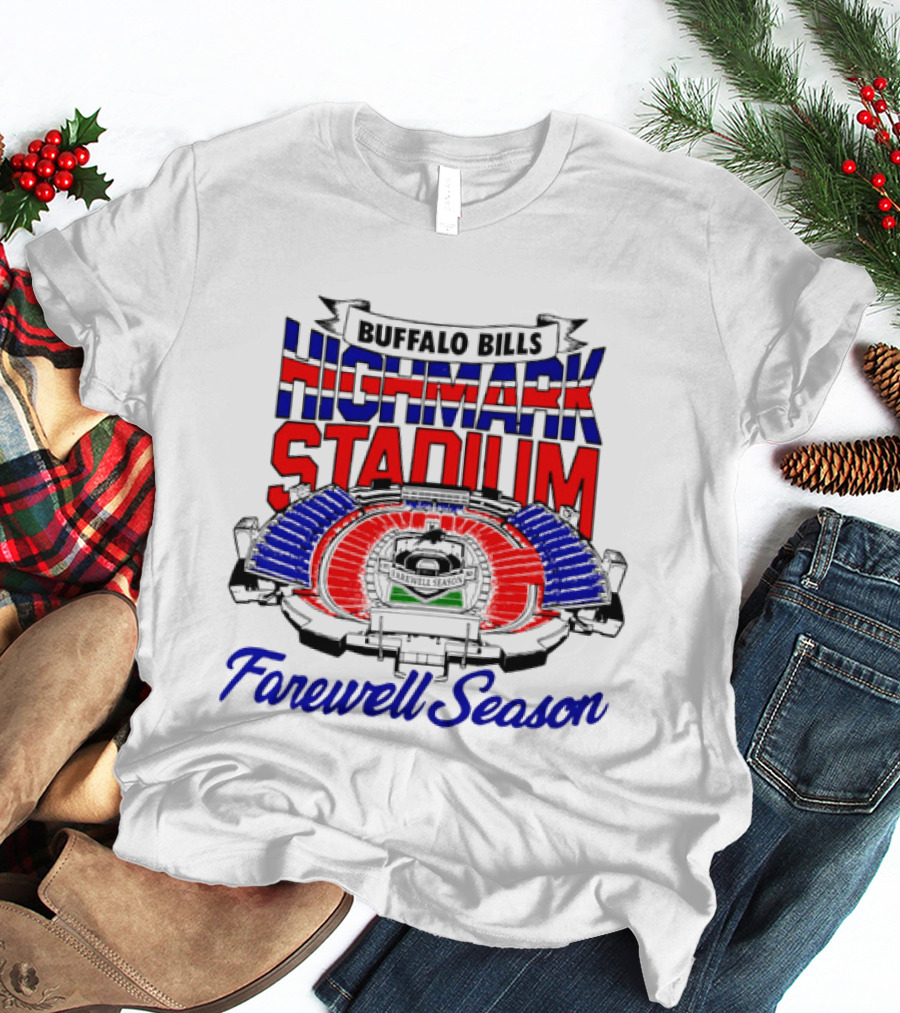 Buffalo Bills Highmark Stadium Farewell Season T-Shirt