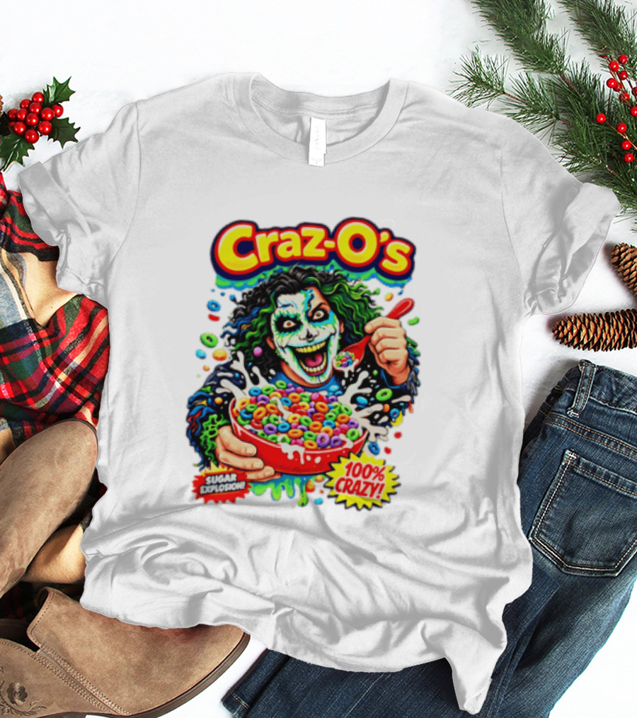 Craz O's Sugar Explosion 100% Crazy Cereal Crazo Charms T-Shirt