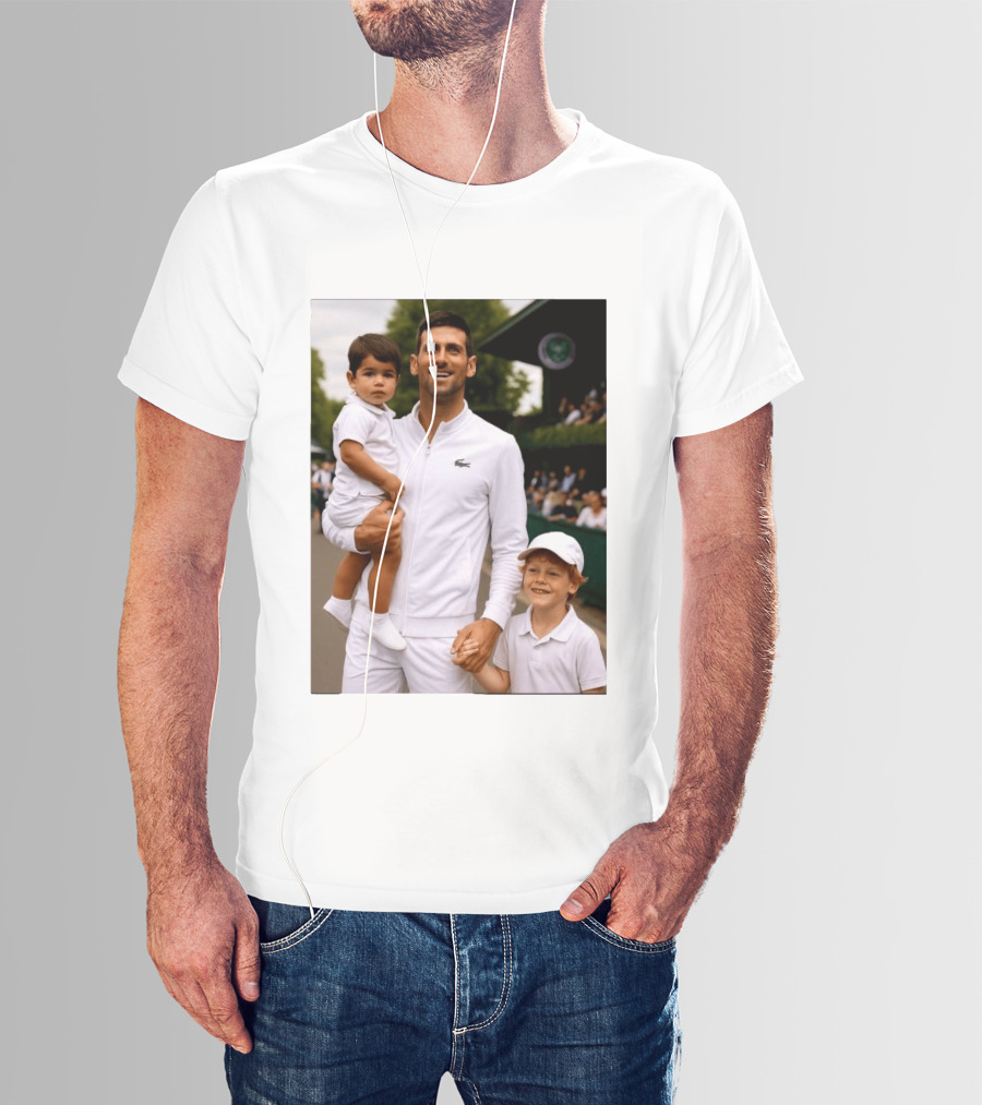 Djokovic Alcaraz And Jannik Kid Australian Open T-Shirt