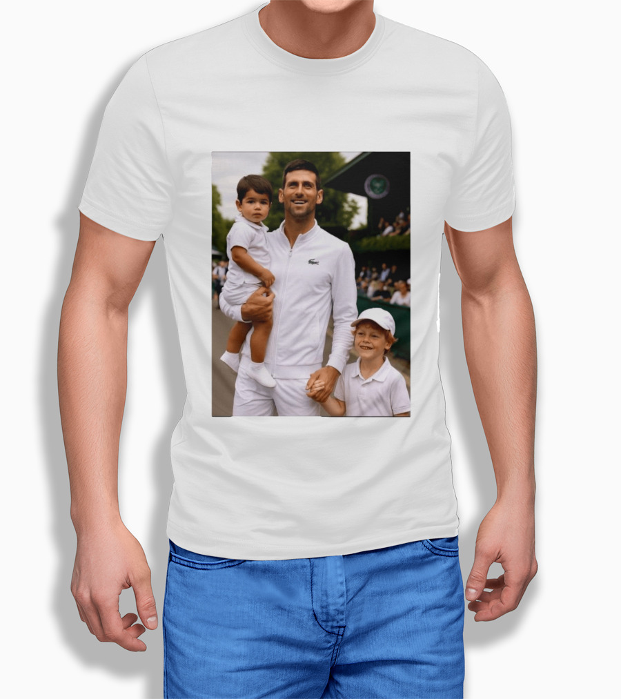 Djokovic Alcaraz And Jannik Kid Australian Open T-Shirt