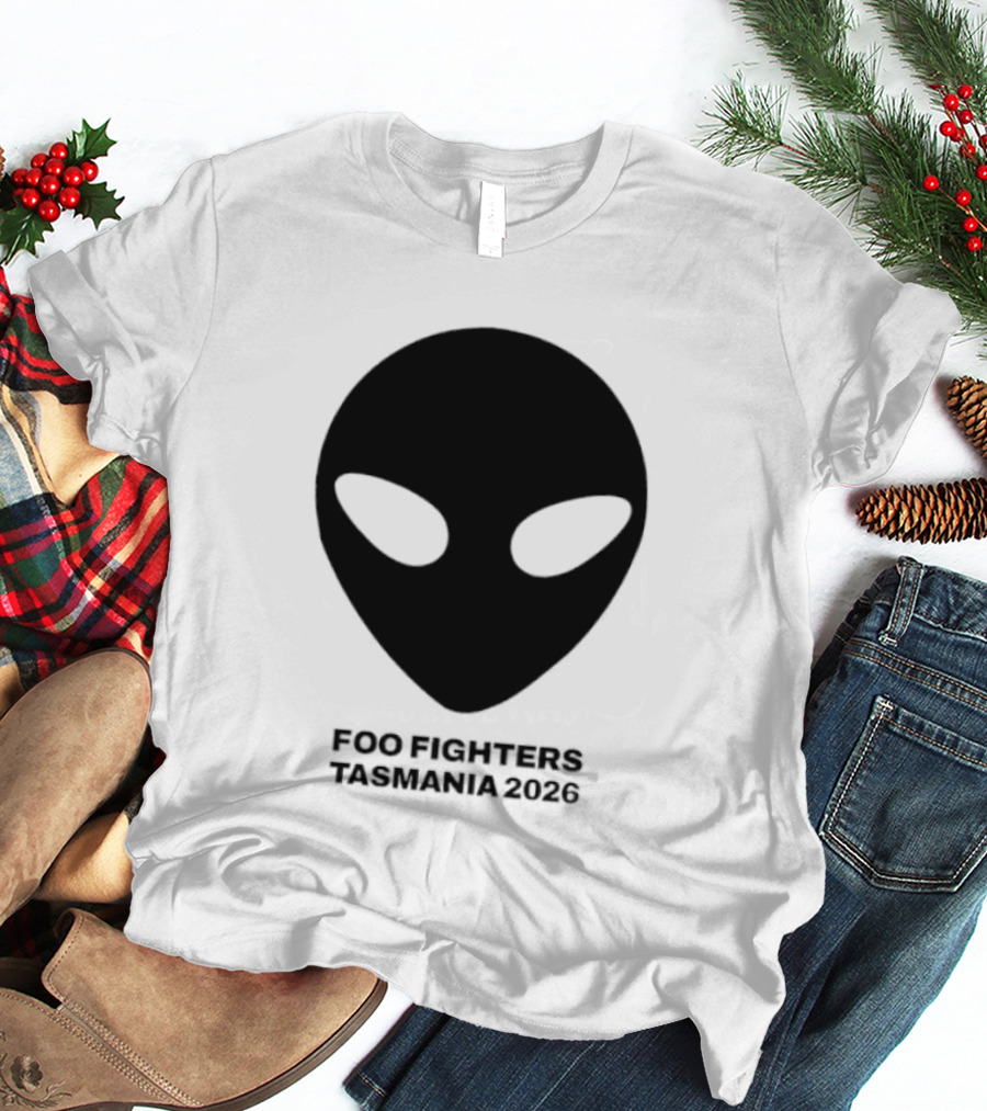 Foo Fighters Tasmania 2026 Alien Tour T-Shirt