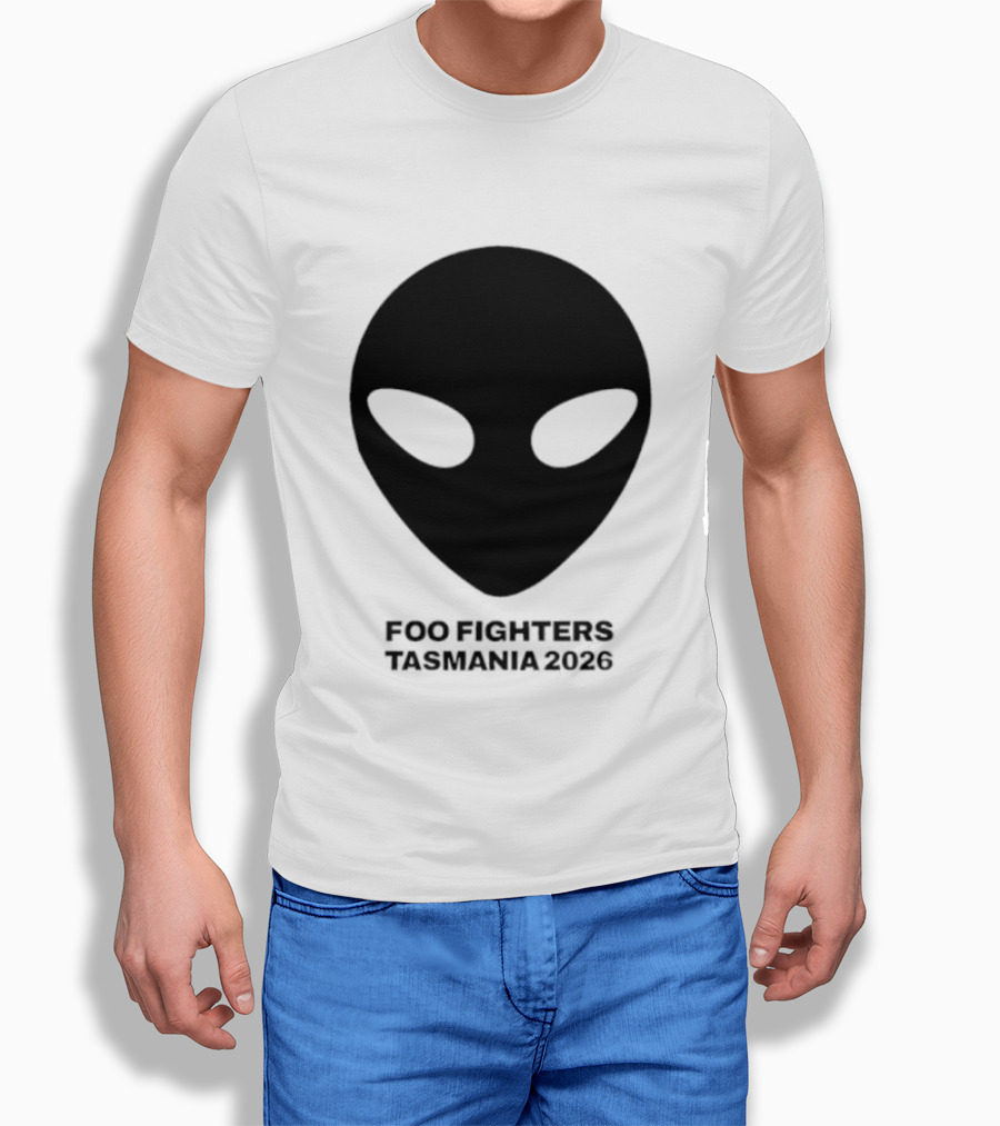 Foo Fighters Tasmania 2026 Alien Tour T-Shirt