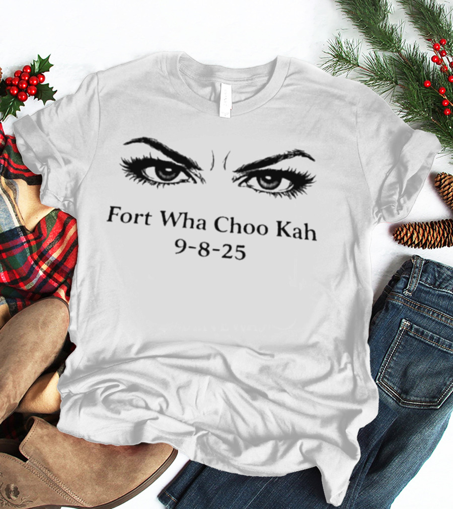 Fort Wha Choo Kah 9 8 25 Mysterious Stare Eyebrow Expression T-Shirt
