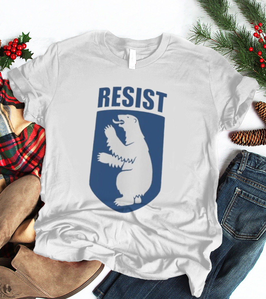Resist Greenland Polar Bear Shield T-Shirt