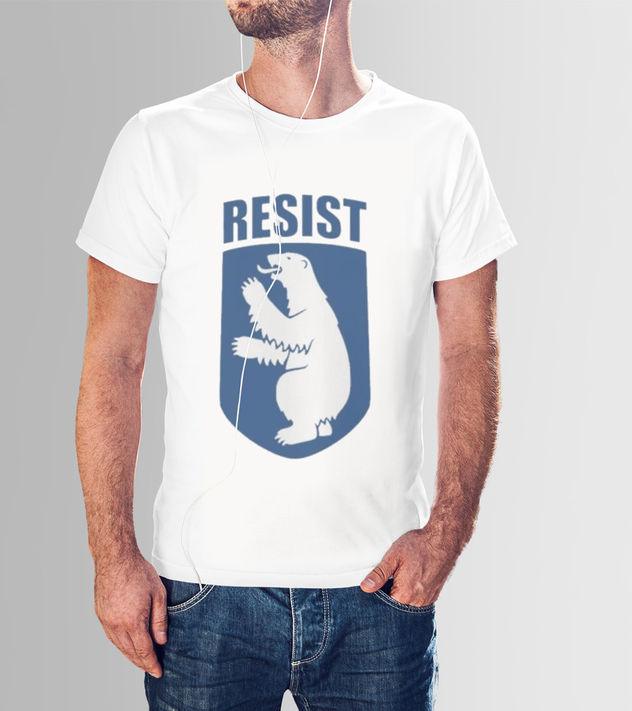 Resist Greenland Polar Bear Shield T-Shirt