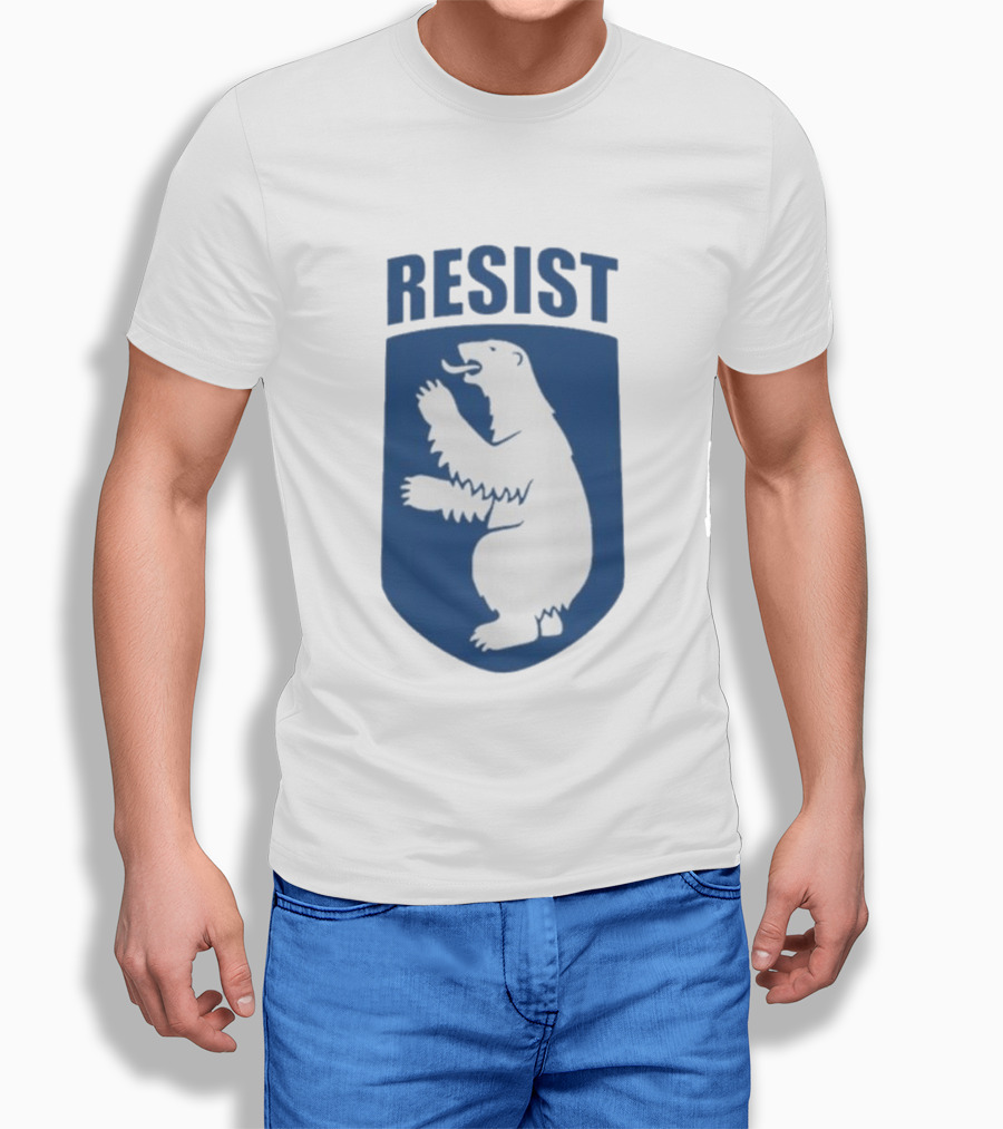 Resist Greenland Polar Bear Shield T-Shirt