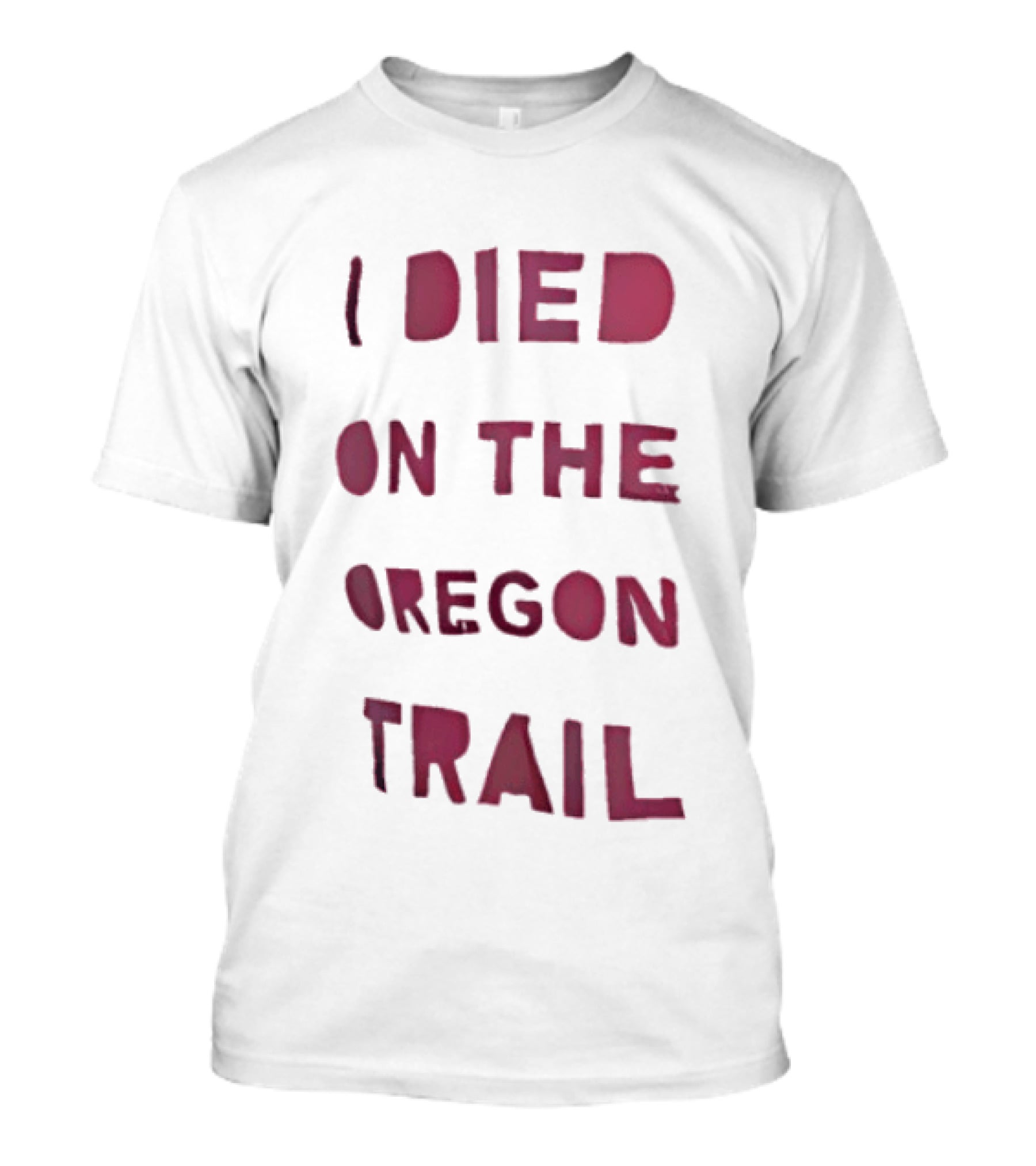 I Died On The Oregon Trail Retro Video Game Nostalgia T-Shirt