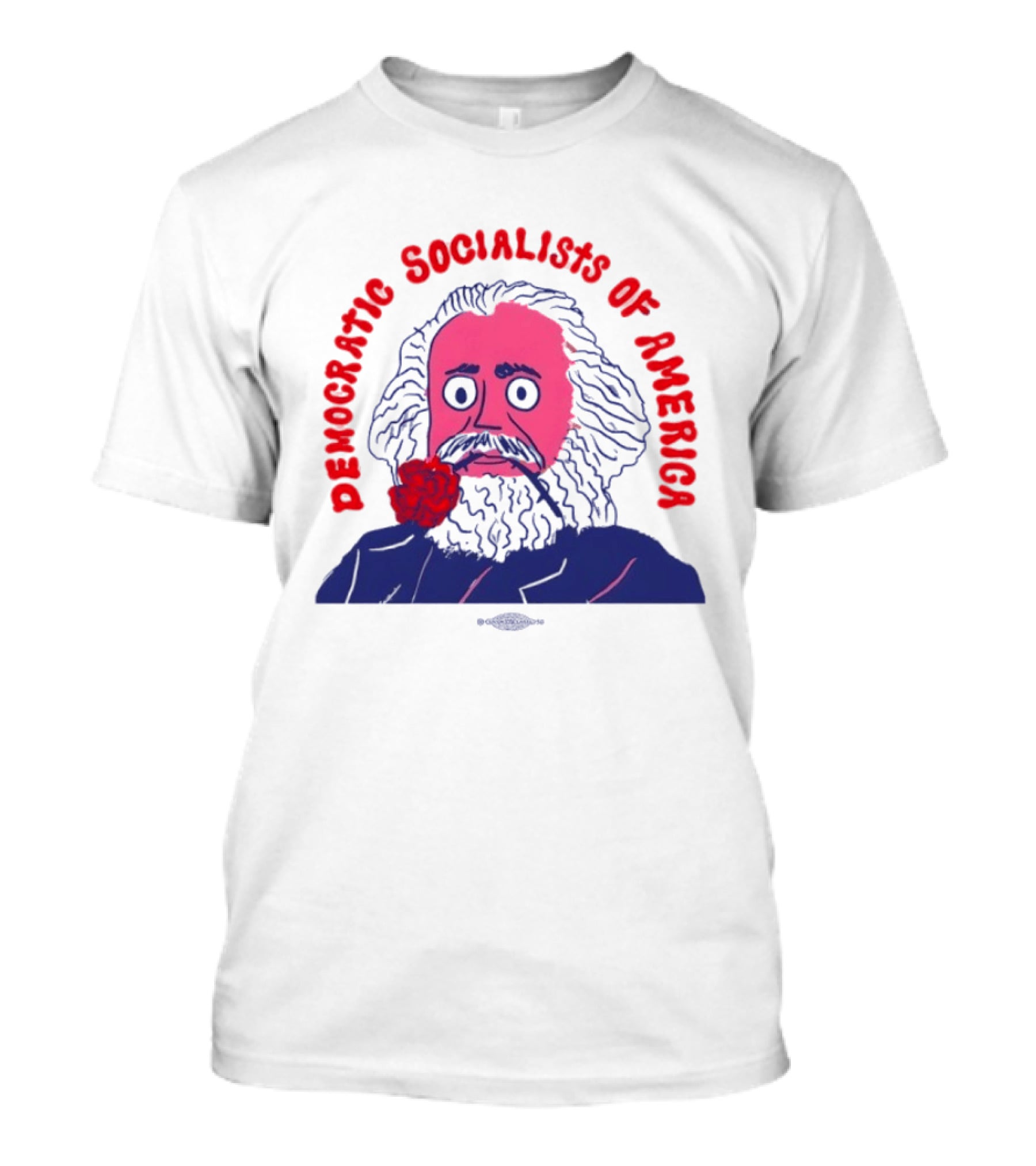 Democratic Socialists Of America Marx Rose T-Shirt