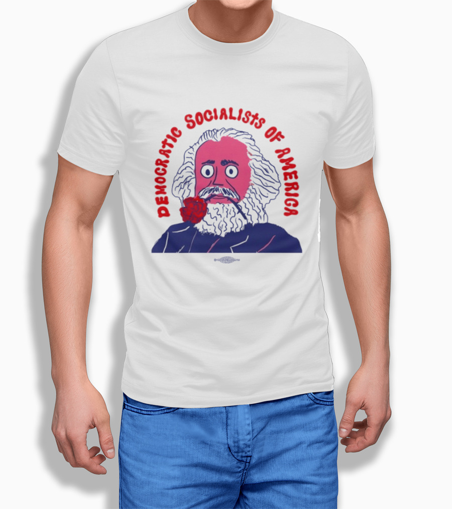Democratic Socialists Of America Marx Rose T-Shirt