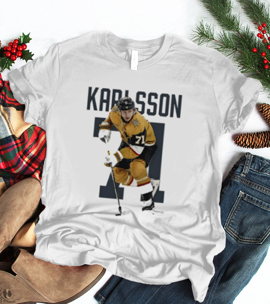 William Karlsson 71 Vegas Golden Knights Player Team Name T-Shirt