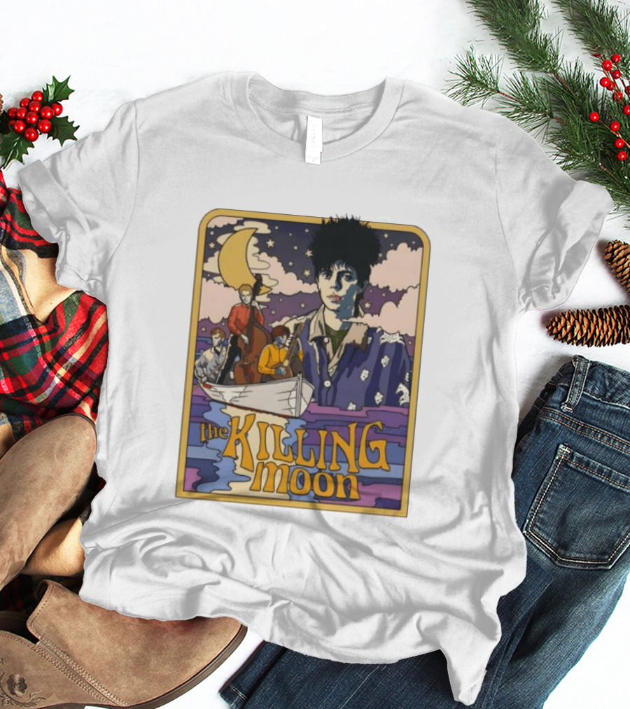 The Killing Moon 42nd Anniversary Retro Band Art Lunar T-Shirt