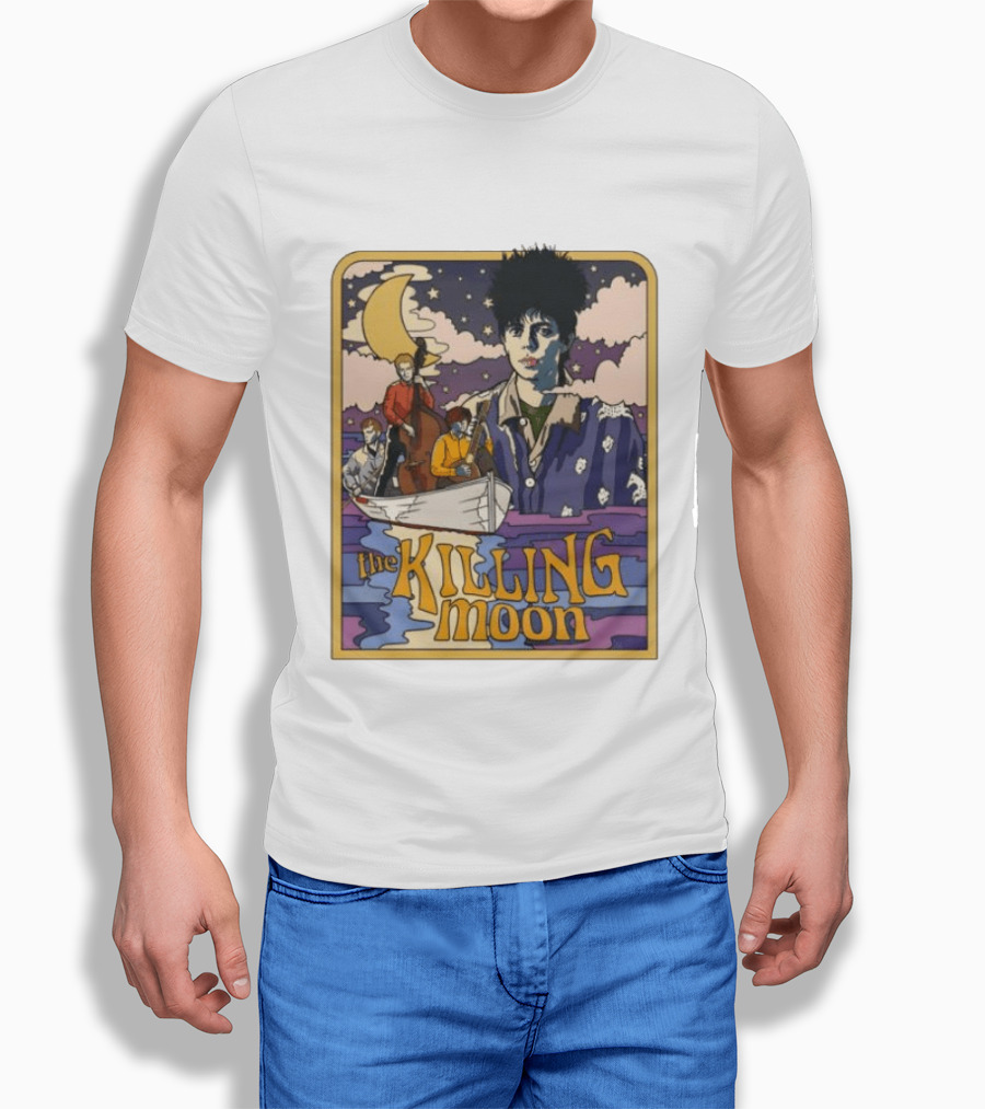 The Killing Moon 42nd Anniversary Retro Band Art Lunar T-Shirt