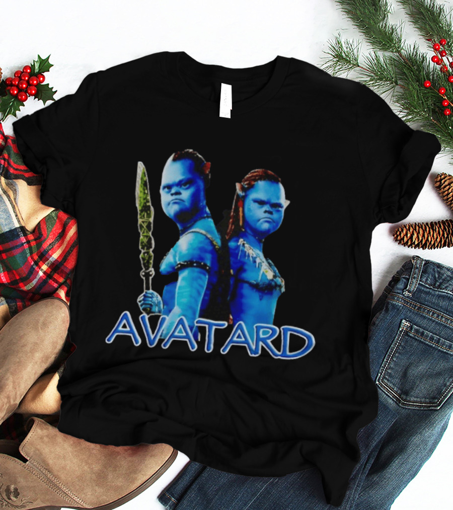 Avatard Meme Blue Characters With Spear T-Shirt