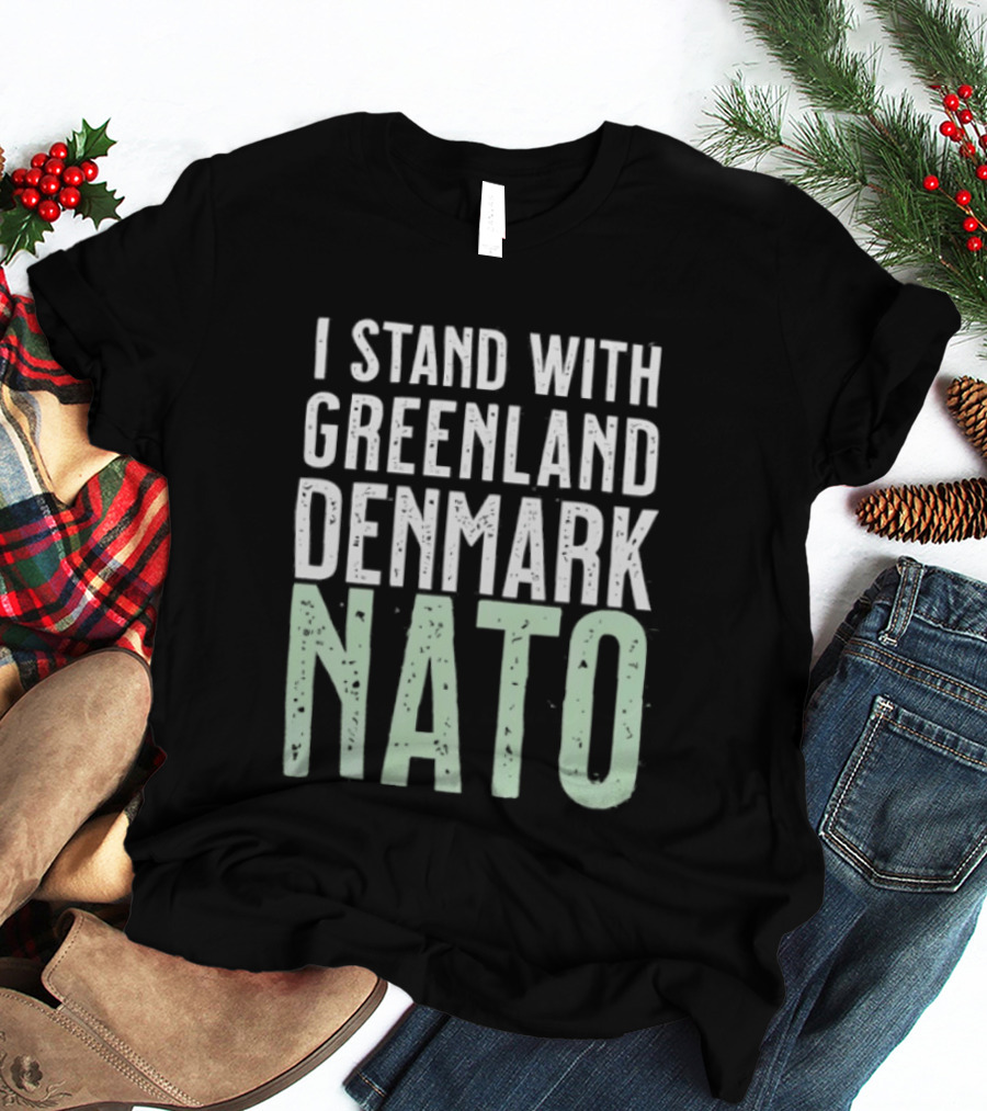 Comfort Colors I Stand With Greenland Denmark NATO Support T-Shirt
